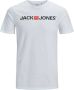 JACK & JONES PLUS SIZE T-shirt JJECORP Plus Size met logo wit - Thumbnail 2
