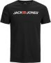Jack & jones T-shirt grote maat Jack Jones Corp Logo Black Heren - Thumbnail 2
