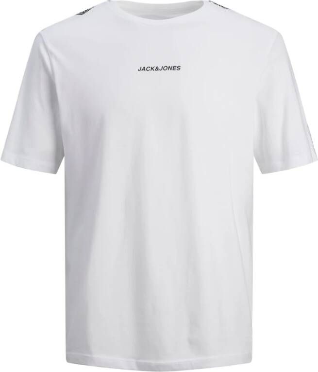 Jack & jones T-shirt Jack Jones Crew Smu Jcotaper White Heren