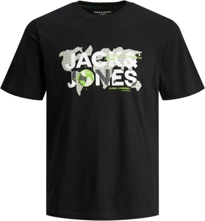 jack & jones T-shirt Jack Jones Jcodust Zwart Heren