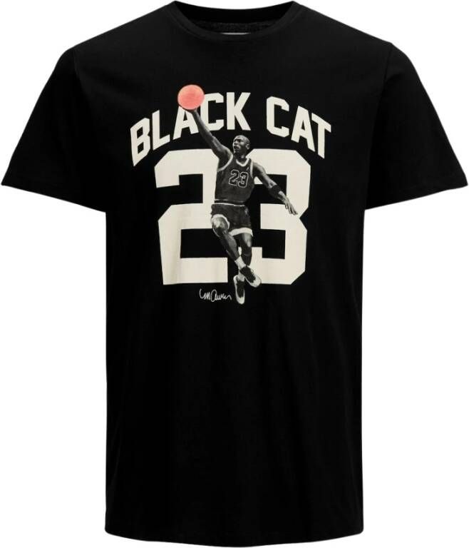 Jack & jones Heren Katoenen T-Shirt Black Heren