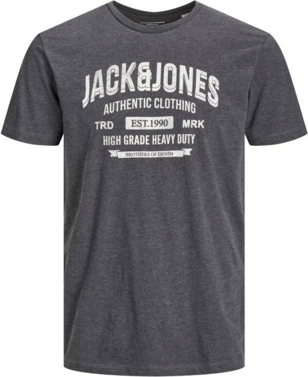 jack & jones T-shirt Jeans Grijs Heren