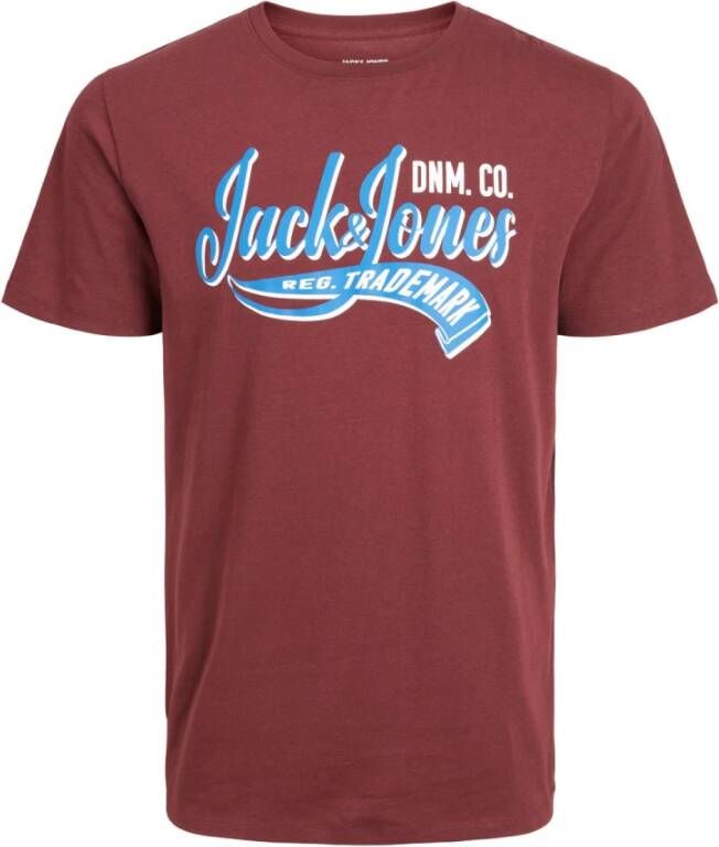 jack & jones T-shirt Jack Jones Jjelogo Rood Heren