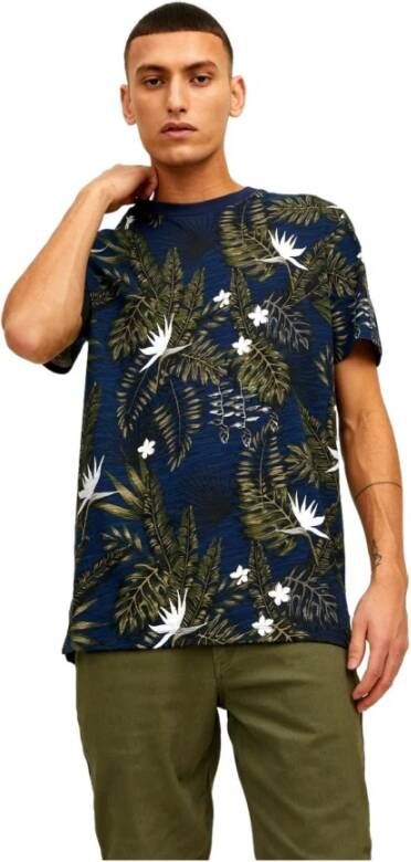 Jack & jones T-Shirts Blauw Heren