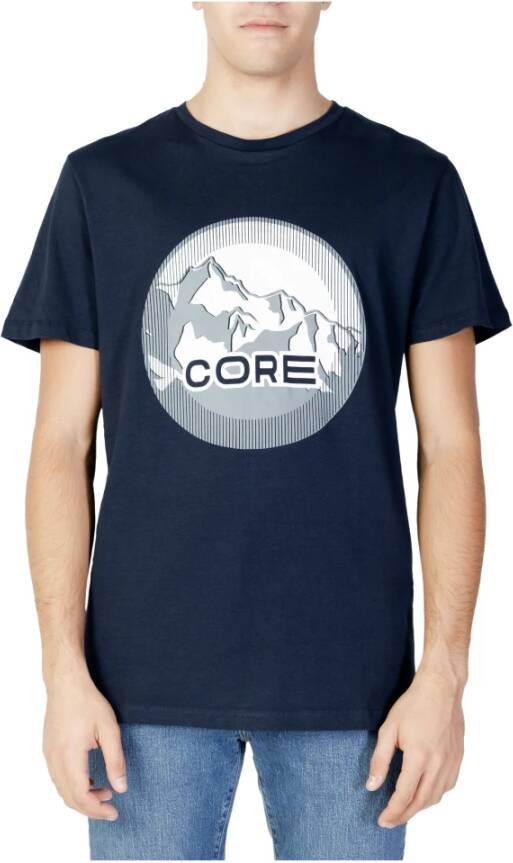 Jack & jones Jcobooster Tee SS Creweck 22ovember 12225564 Blauw Heren