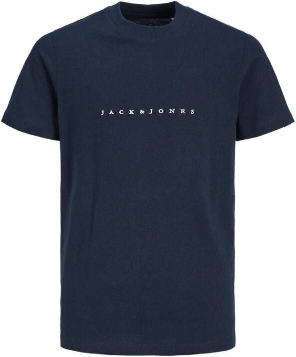 jack & jones T-Shirts Blauw Heren