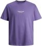 JACK & JONES ORIGINALS regular fit T-shirt JORVESTERBRO van biologisch katoen twilight purple - Thumbnail 2