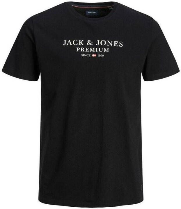 Jack & jones T-shirt met labelprint en ronde hals