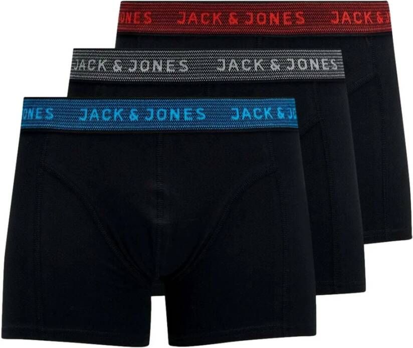 JACK & JONES boxershort JACWAISTBAND (set van 3) grijs zwart - Foto 9