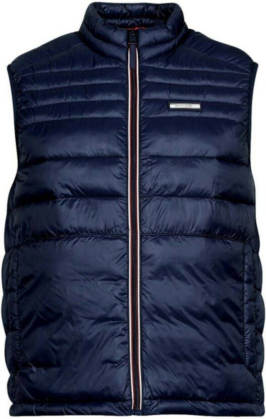 Jack & Jones Bodywarmer JJEMULTI met logoprint hoge kraag en steekzakken