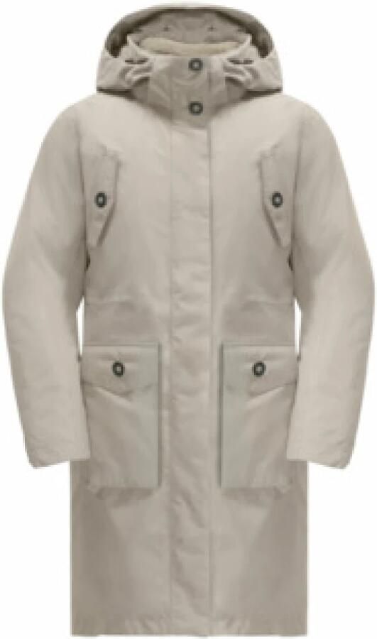 Jack Wolfskin Functionele 3-in-1-jas EISWALD 3IN1 PARKA W met sherpa fleece binnenjas en afneembare capuchon