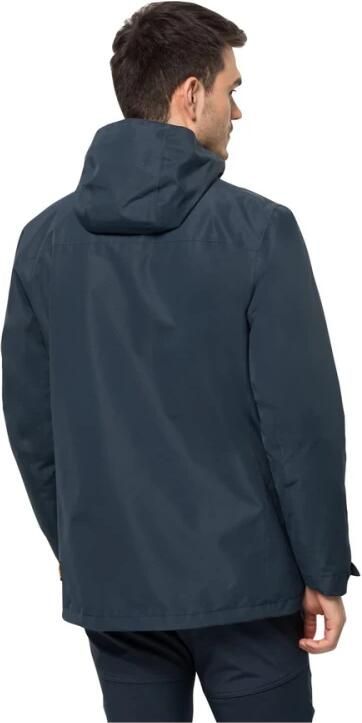 Jack Wolfskin Functioneel 3-in-1-jack TAUBENBERG 3IN1 JKT M met waterafstotende ritsen waterdicht ademend - Foto 6