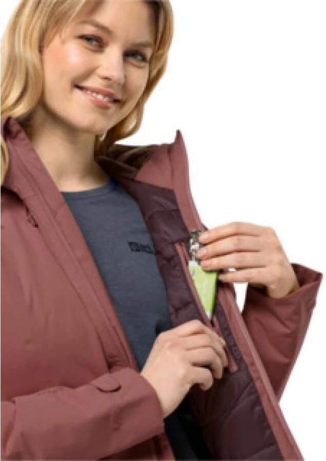 Jack Wolfskin Wisper Ins Jacket Women Waterdicht winterjack Dames XXL apple butter apple butter - Foto 8