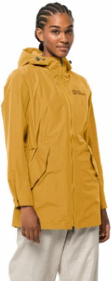 Jack Wolfskin Dakar Parka Women Regenjas Dames XXL bruin curry - Foto 8