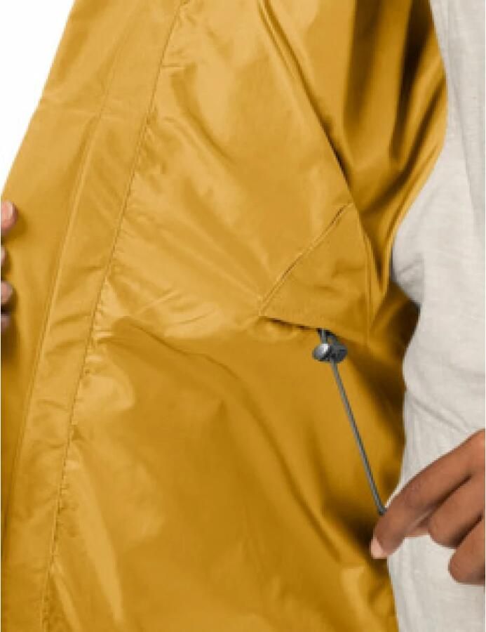 Jack Wolfskin Dakar Parka Women Regenjas Dames XXL bruin curry