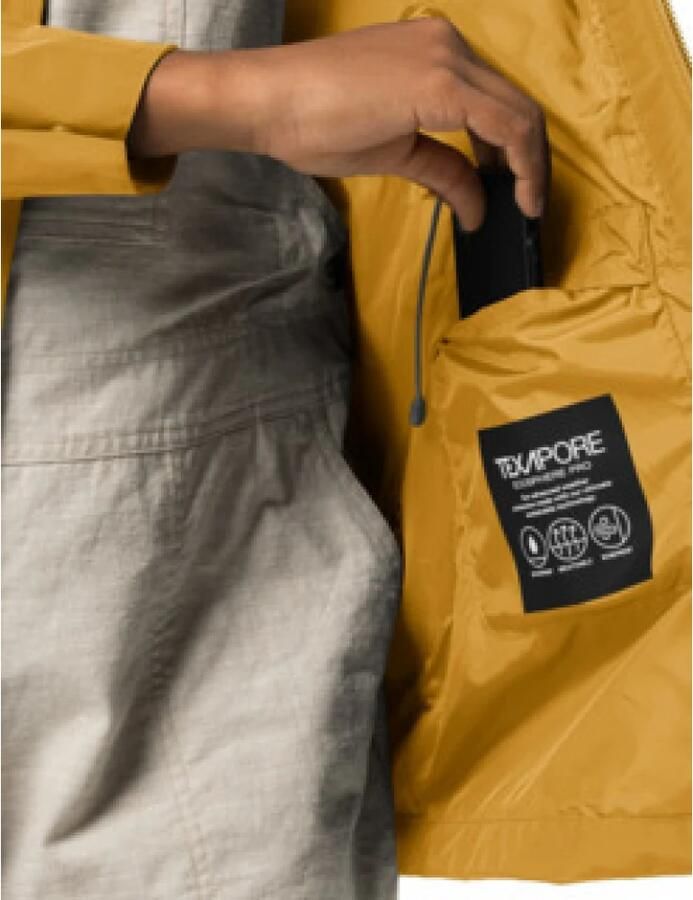 Jack Wolfskin Dakar Parka Women Regenjas Dames XXL bruin curry - Foto 2