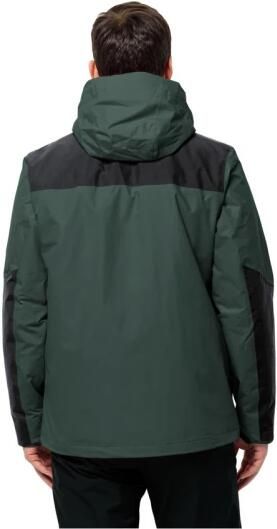 Jack Wolfskin Jasper 3in1 Jacket Men 3in1 jack Heren XXL black olive black olive - Foto 3