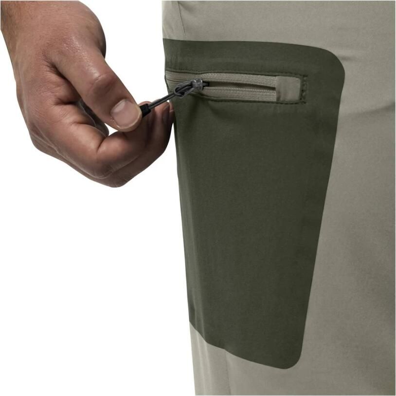 Jack Wolfskin Active Track Pant Men Softshell-wandelbroek Heren 46 misty green misty green