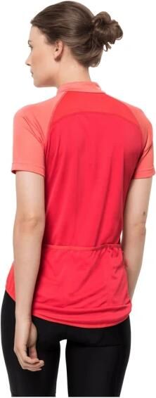 Jack Wolfskin Tourer Fullzip T-Shirt Women Fietstricot Dames XS tulip red tulip red - Foto 2