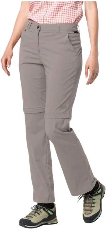 Jack Wolfskin Activate Light Zip Off Women Zip-off-softshellbroek dames 38 bruin moon rock - Foto 4