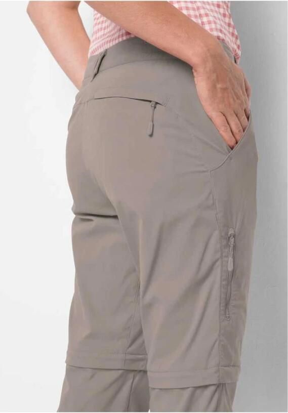 Jack Wolfskin Activate Light Zip Off Women Zip-off-softshellbroek dames 38 bruin moon rock - Foto 2