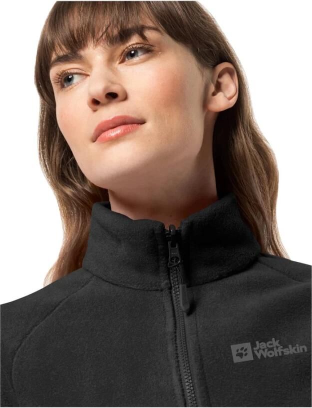 Jack Wolfskin Fleecejack MOONRISE FZ W met korte systeemrits voor wandelingen - Foto 2