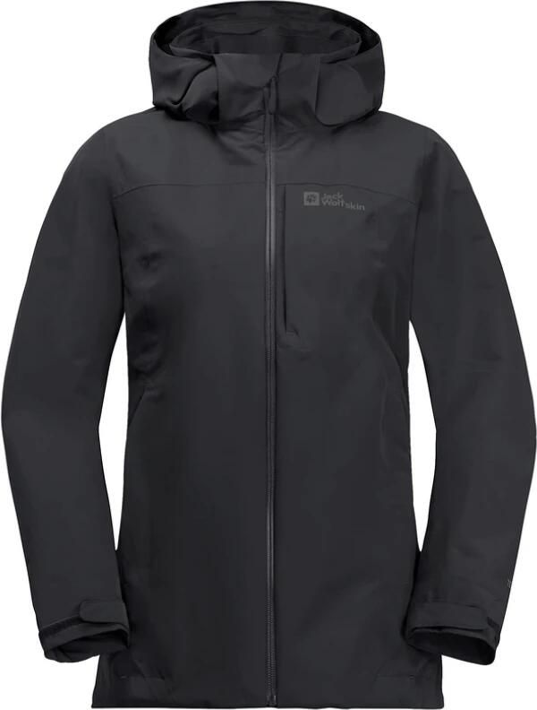 Jack Wolfskin Fernblick 2L Jacket Women Regenjack Dames XL black - Foto 2