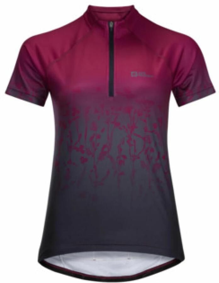 Jack Wolfskin Morobbia HZ Print T-Shirt Women Fietstricot Dames XXL sangria red 51 sangria red 51