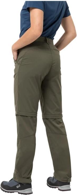 Jack Wolfskin Activate Light Zip Off Women Zip-off-softshellbroek dames 44 grape leaf grape leaf - Foto 3