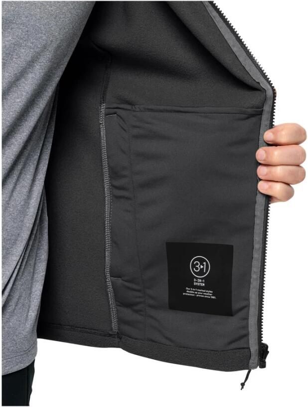 Jack Wolfskin Fleecejack WINTERSTEIN FZ M verwarmend van polartec 200 deels gerecycled overgangsjas - Foto 9