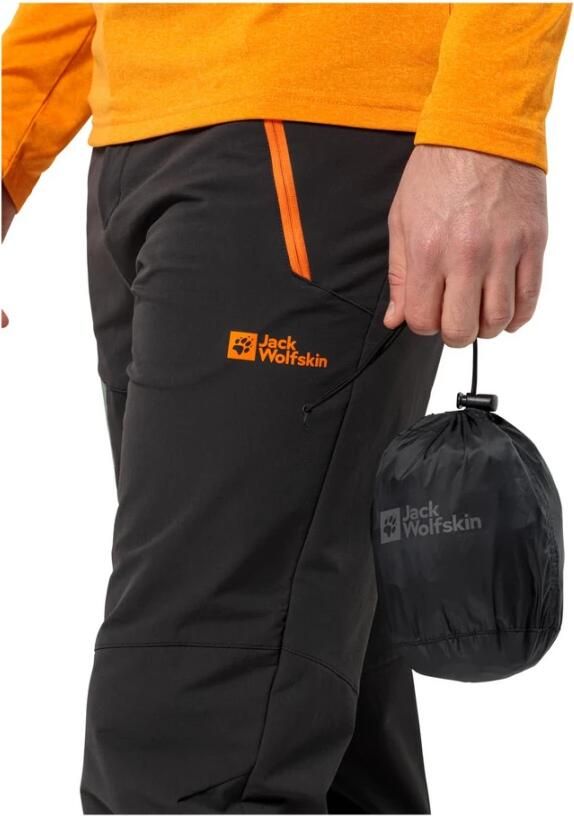 Jack Wolfskin Rainy Day Pants Regenbroek XXXL black 6001 black 6001 - Foto 5