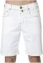 Jacob Cohën Bermuda shorts met gekleurde stiksels White Heren - Thumbnail 1
