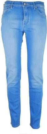 Jacob Cohën Lichtblauwe elastische denim jeans Gemaakt in Italië Blauw Dames