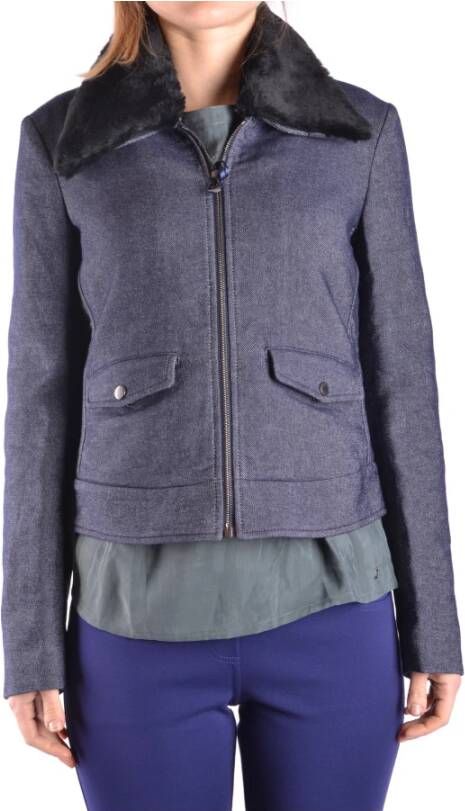 Jacob Cohën Lichtgewicht Jas Blauw Dames