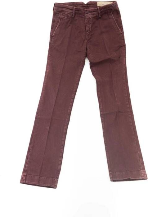 Jacob Cohën Heren Straight Jeans Premium Kwaliteit en Stijl Red Heren