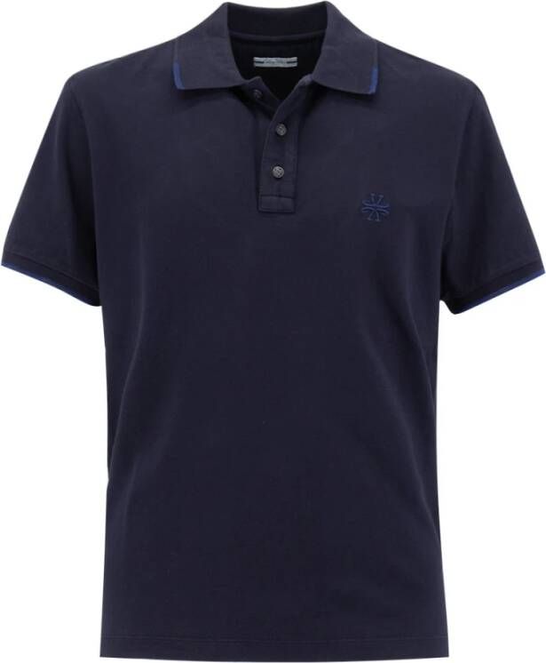 Jacob Cohën Stijlvolle Polo Shirt met Blauwe Details Blue Heren