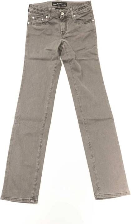 Jacob Cohën Vintage Stijl Grijze Katoenachtige Jeans & Broek Gray Heren