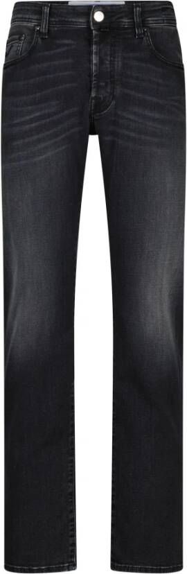 Jacob Cohën Comfortabele en elastische zwarte jeans Black Heren
