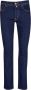 Jacob Cohën Medium gewassen denim jeans met geborduurde zak en contrasterende tailleband Blauw Heren - Thumbnail 1