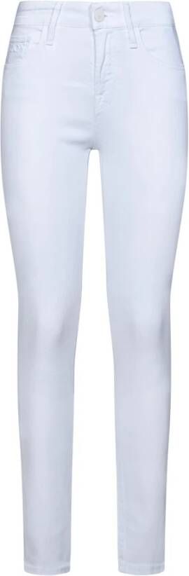 Jacob Cohën Witte Skinny Fit Jeans met Logo Details White Dames