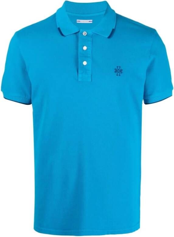Jacob Cohën Sky Blue Polo Shirt Blauw Heren