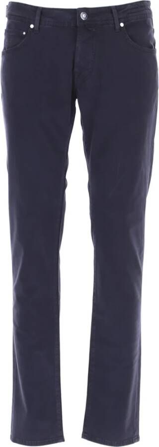 Jacob Cohën Slim Fit Broek Blauw Heren