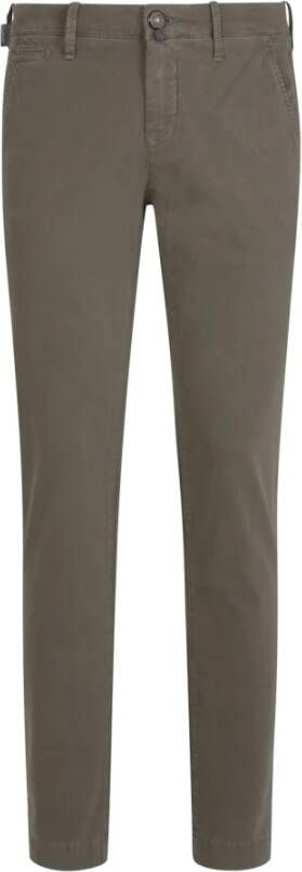 Jacob Cohën Straight Trousers Grijs Heren