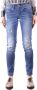 Jacob Cohën Slim Fit Jeans Blauw Dames - Thumbnail 1