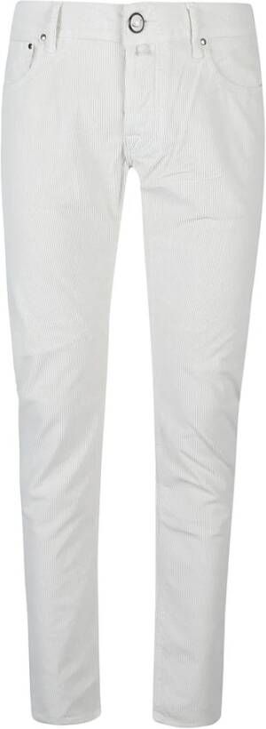 Jacob Cohën Slim Fit Nick 5 Zakken Jeans White Heren