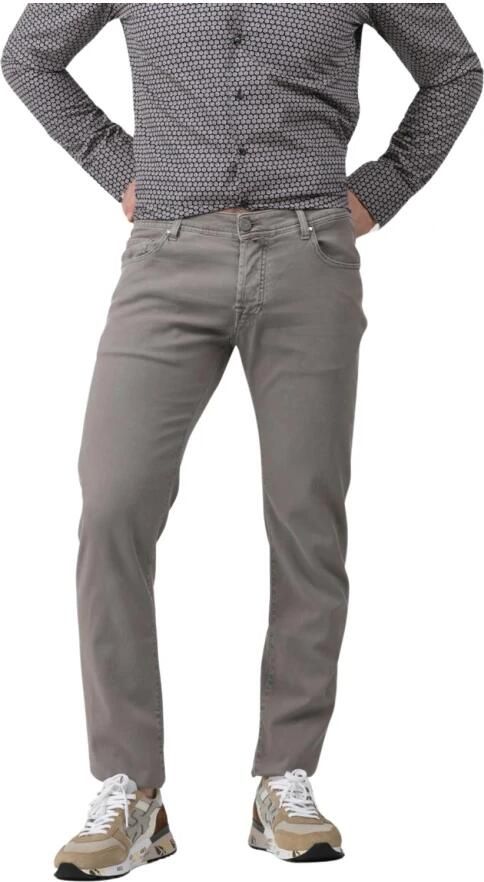 Jacob Cohën Slim Fit Nick Broek Gray Heren