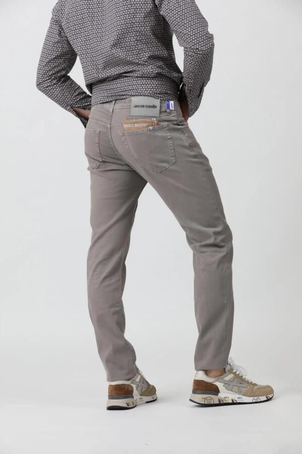 Jacob Cohën Slim Fit Nick Broek Gray Heren - Foto 4
