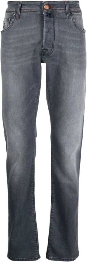 Jacob Cohën Stijlvolle low-rise straight-leg jeans Blauw Heren