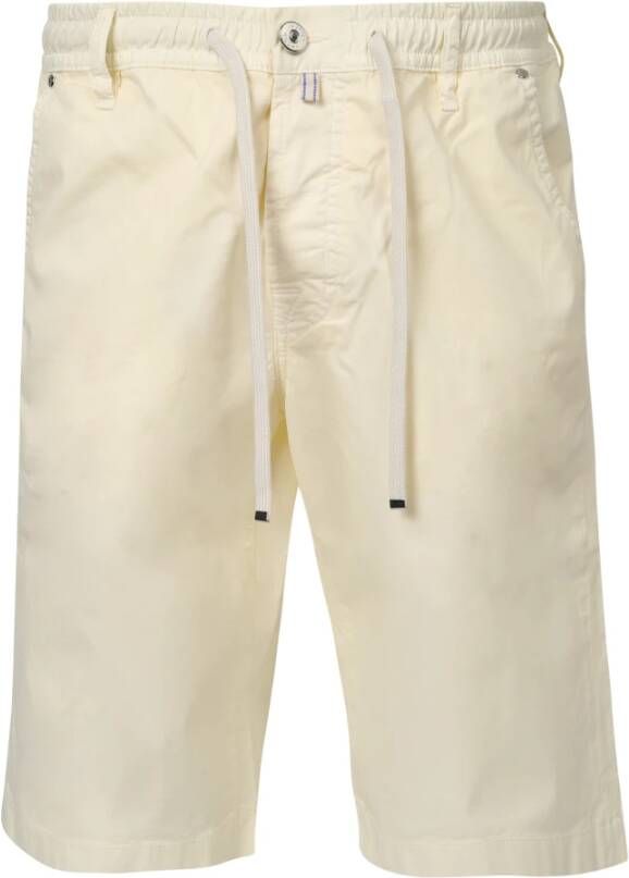 Jacob Cohën Stijlvolle witte shorts voor heren White Heren