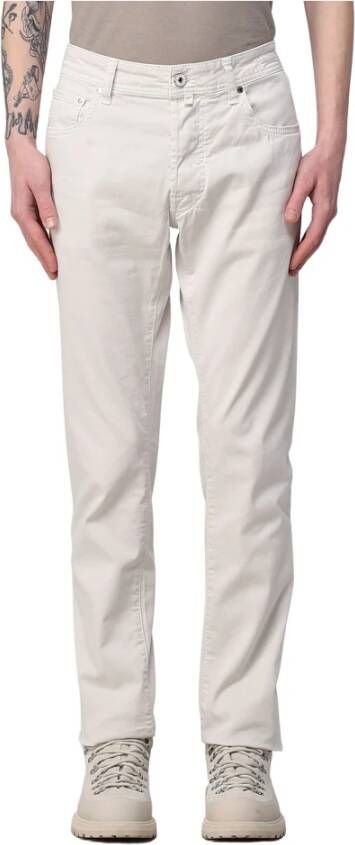Jacob Cohën Upgrade je denimstijl met Slim-Fit Jeans White Heren